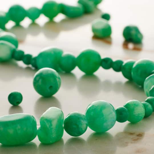 Mint Quartz Beads by Bead Landing™